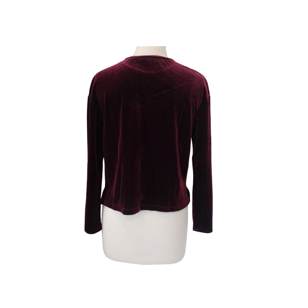 Max Maroon Velvet Co-ord Set | Gently Used |