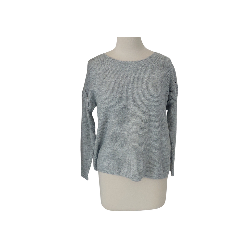 TU Light Grey Ribbed Sweater | Gently Used |