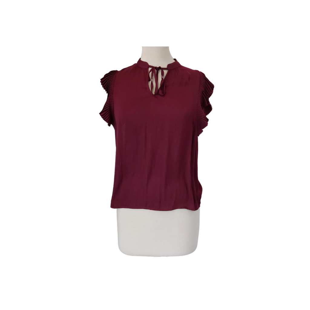 Banana Republic Purple Satin Top | Brand New |