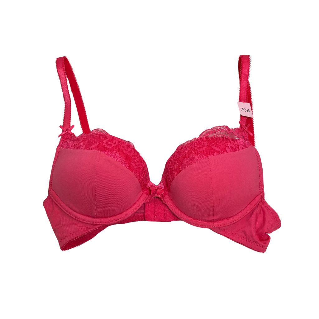 Nayomi Pink Lace Padded Bra | Brand New |