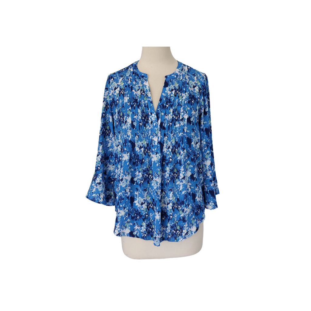 Style&Co. Blue Pintuck Blouse | Brand New |