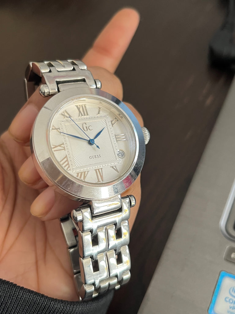 GC Silver Round Dial Watch | Pre Loved |