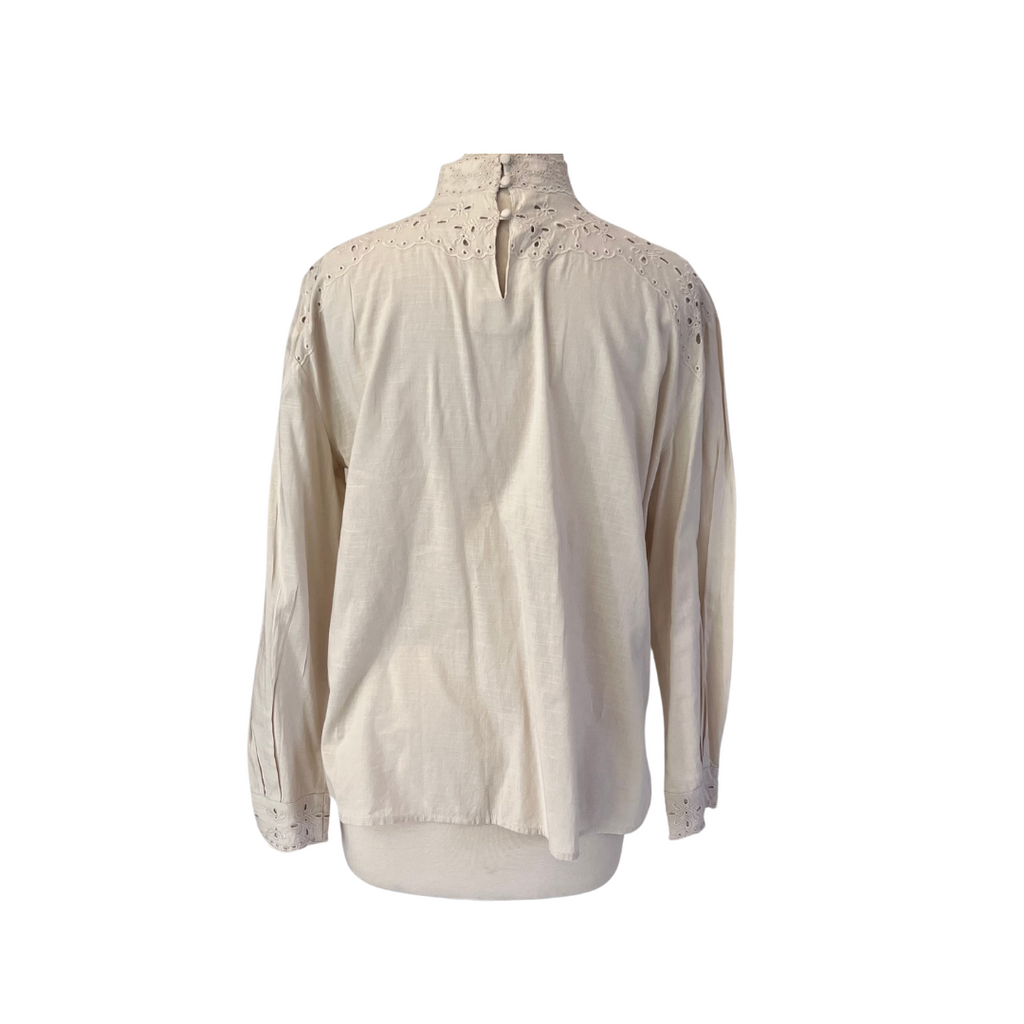 Mango Beige Cut-Work Top | Gently Used |