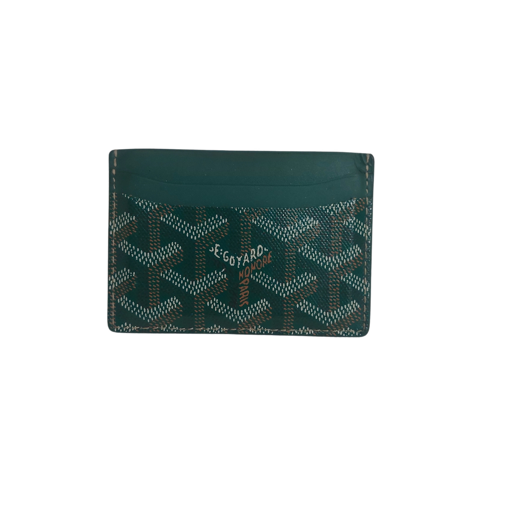 Goyard Green Saint Sulpice Card Wallet | Gently Used |