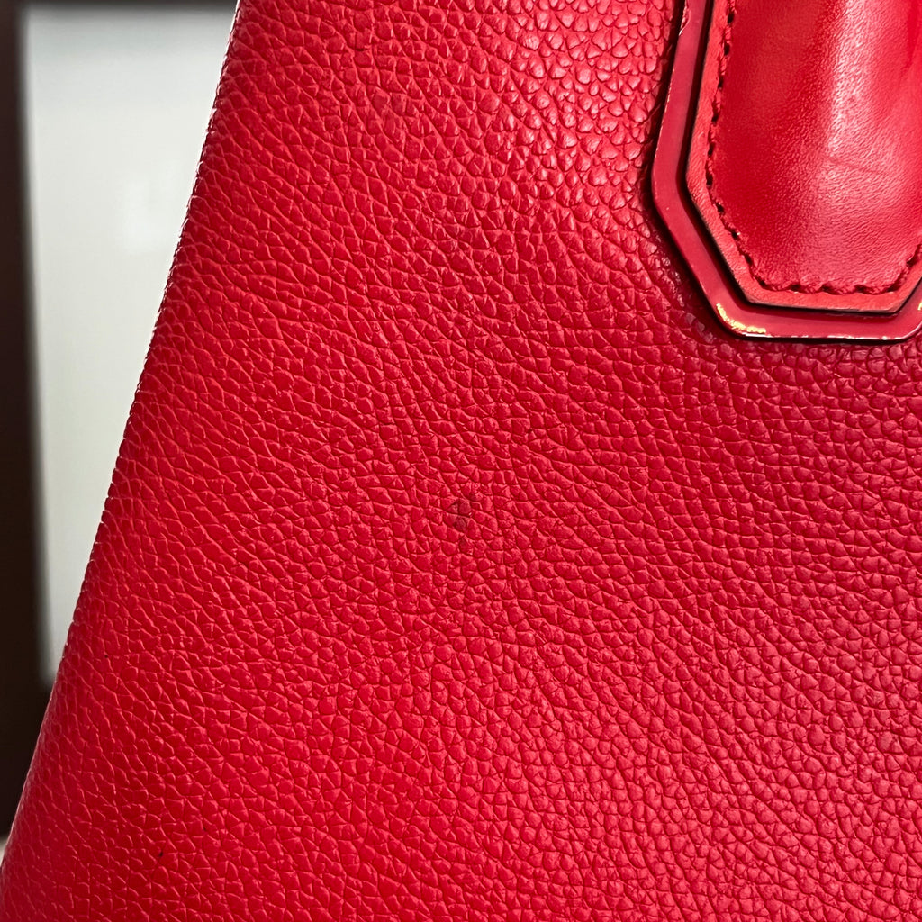 Michael Kors Red Leather Mercer Tote | Pre Loved |