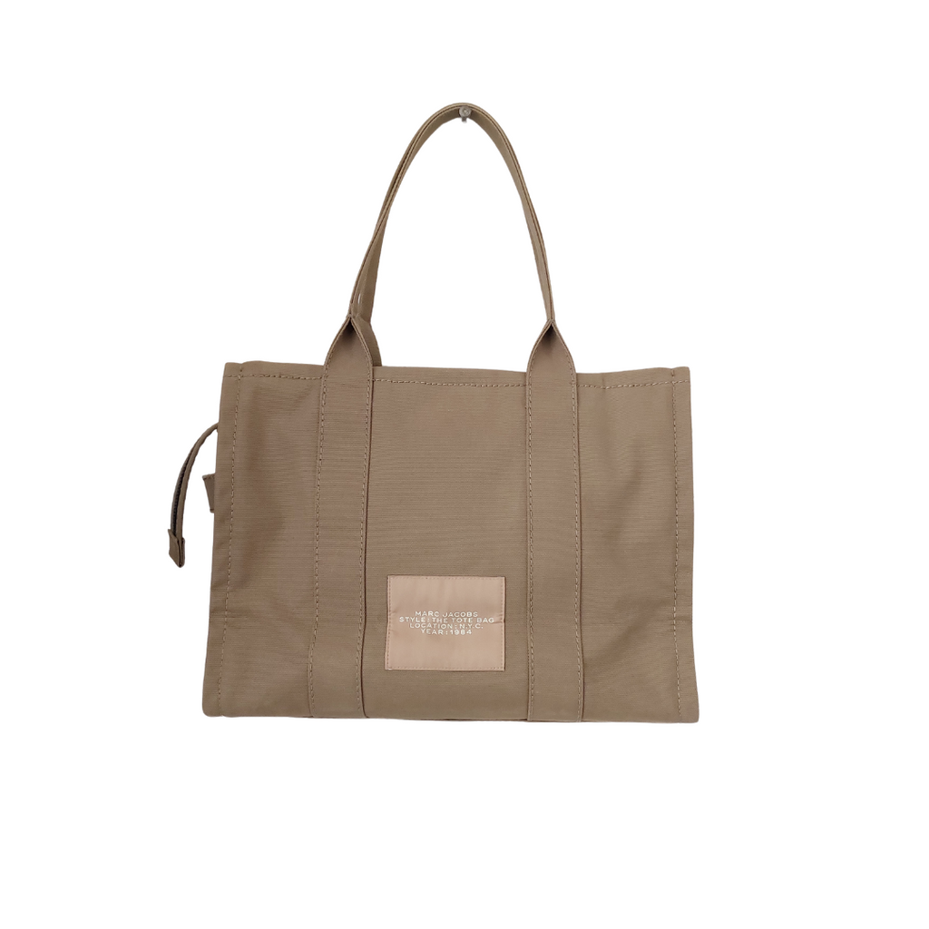 Marc Jacobs Slate Green Canvas The Large Tote Bag | Gently Used |