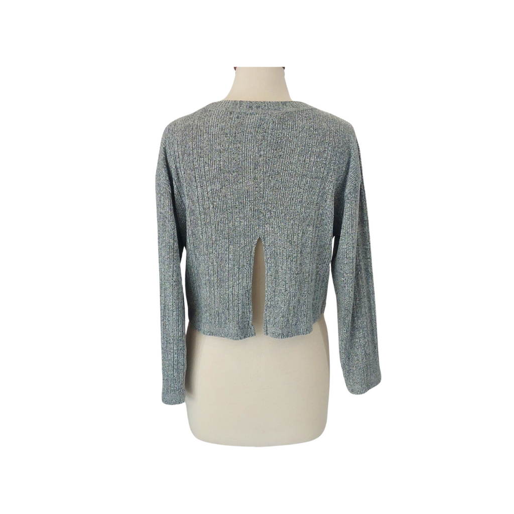 TopShop Light Grey Cropped Sweater | Gently Used |