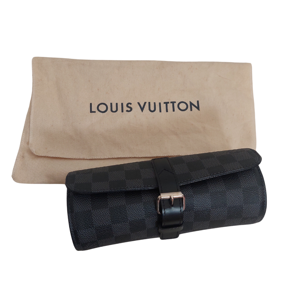 Louis Vuitton Damier Ebene 3 Watch Case | Gently Used |