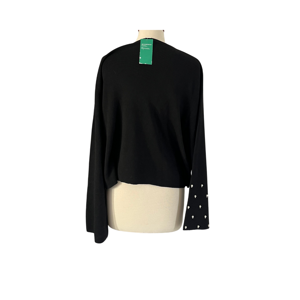 H&M Black with Pearls Sweater | Brand New |