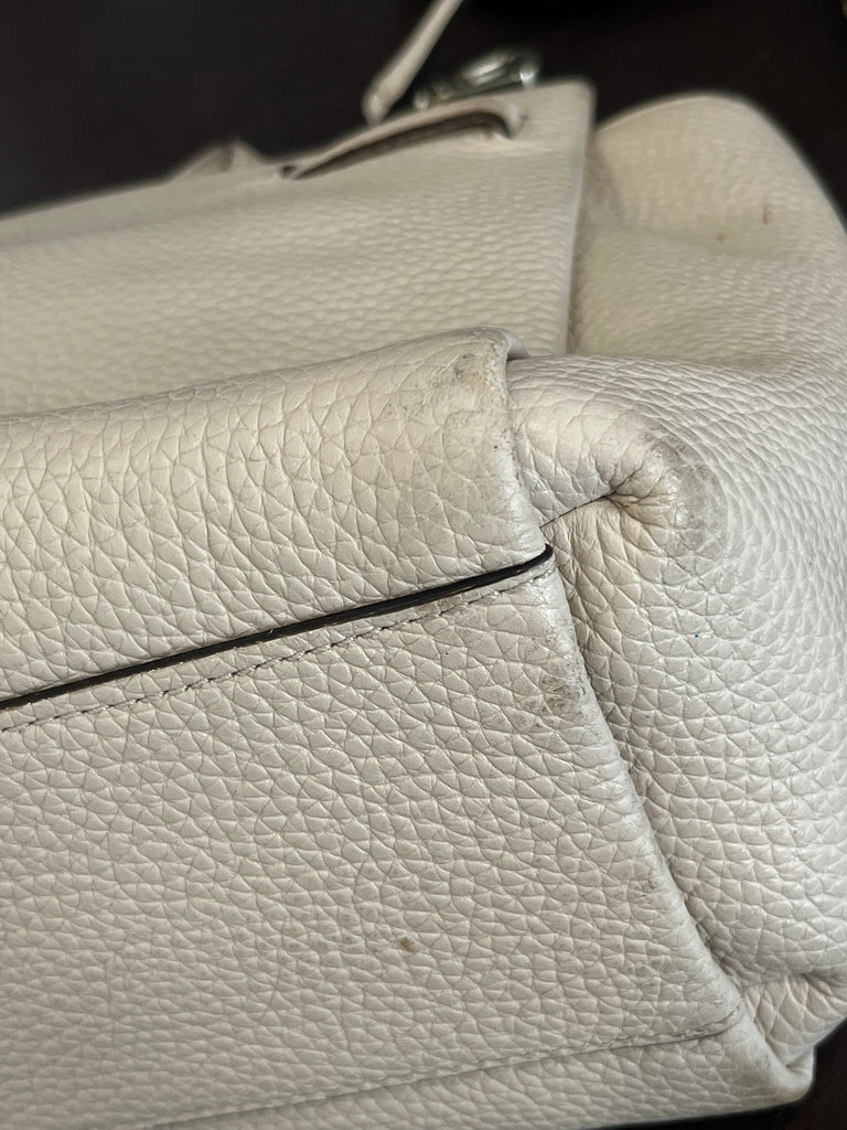 Kate Spade Ivory Pebbled Leather 'Holden Street' Satchel | Pre Loved |