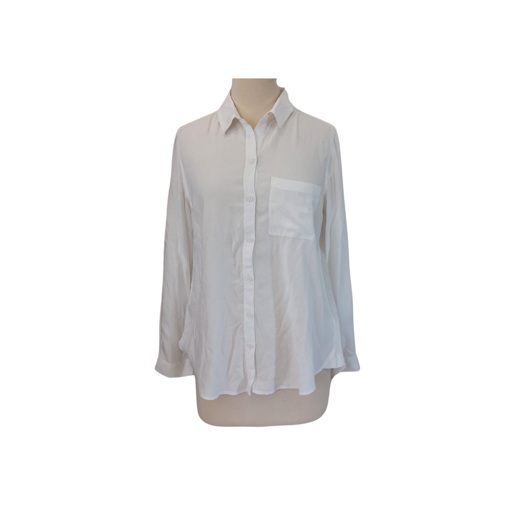 Beach Lunch Lounge Soft White Collared Shirt | Brand New |