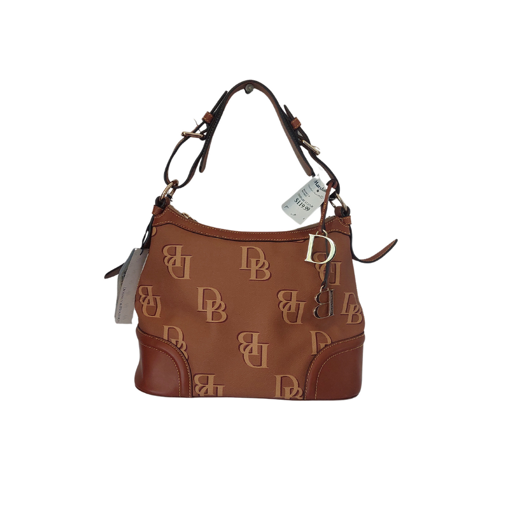 Dooney & Burke Brown Monogram Hobo Bag | Brand New |