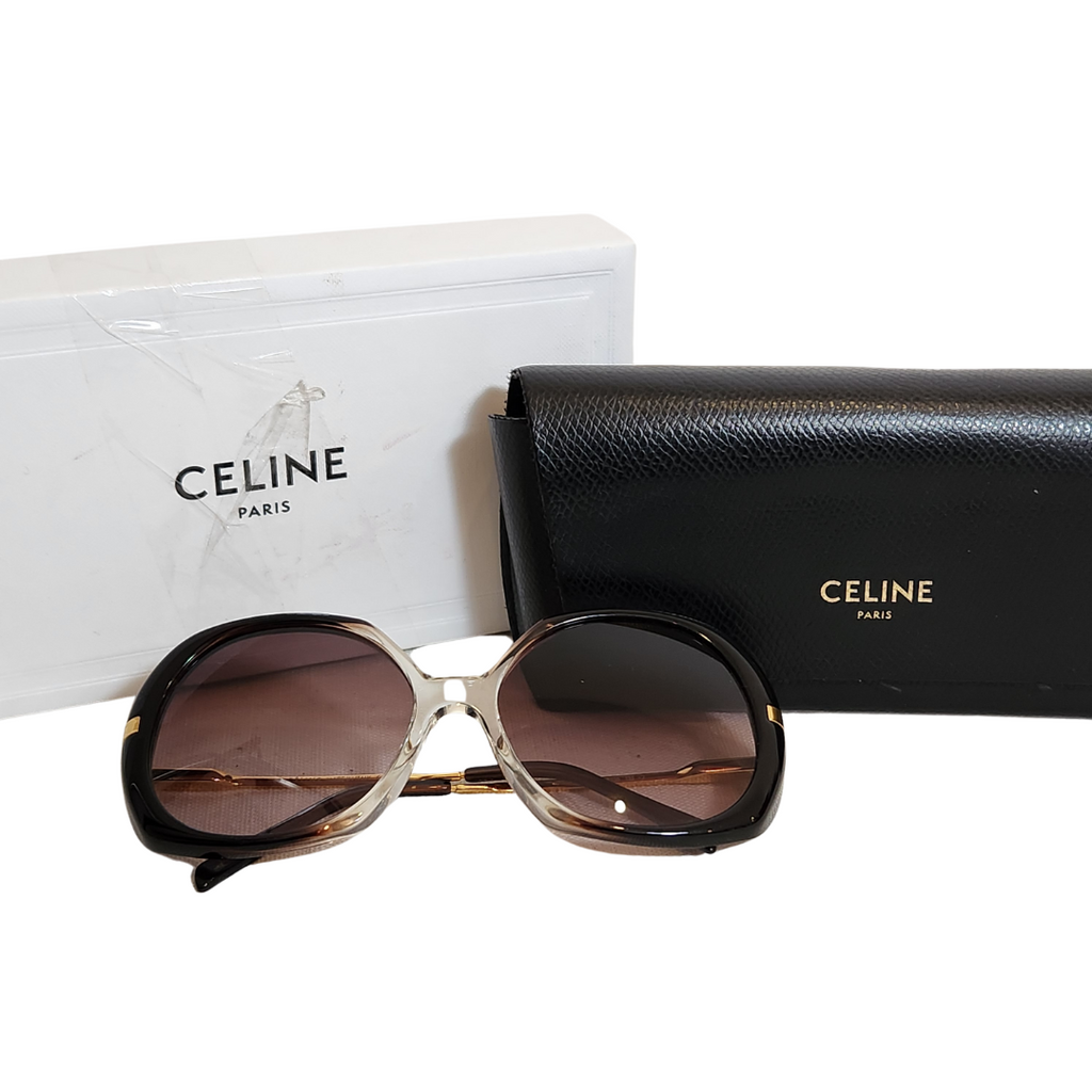 Celine Brown Gradient Oversized CL40036U Sunglasses | Like New