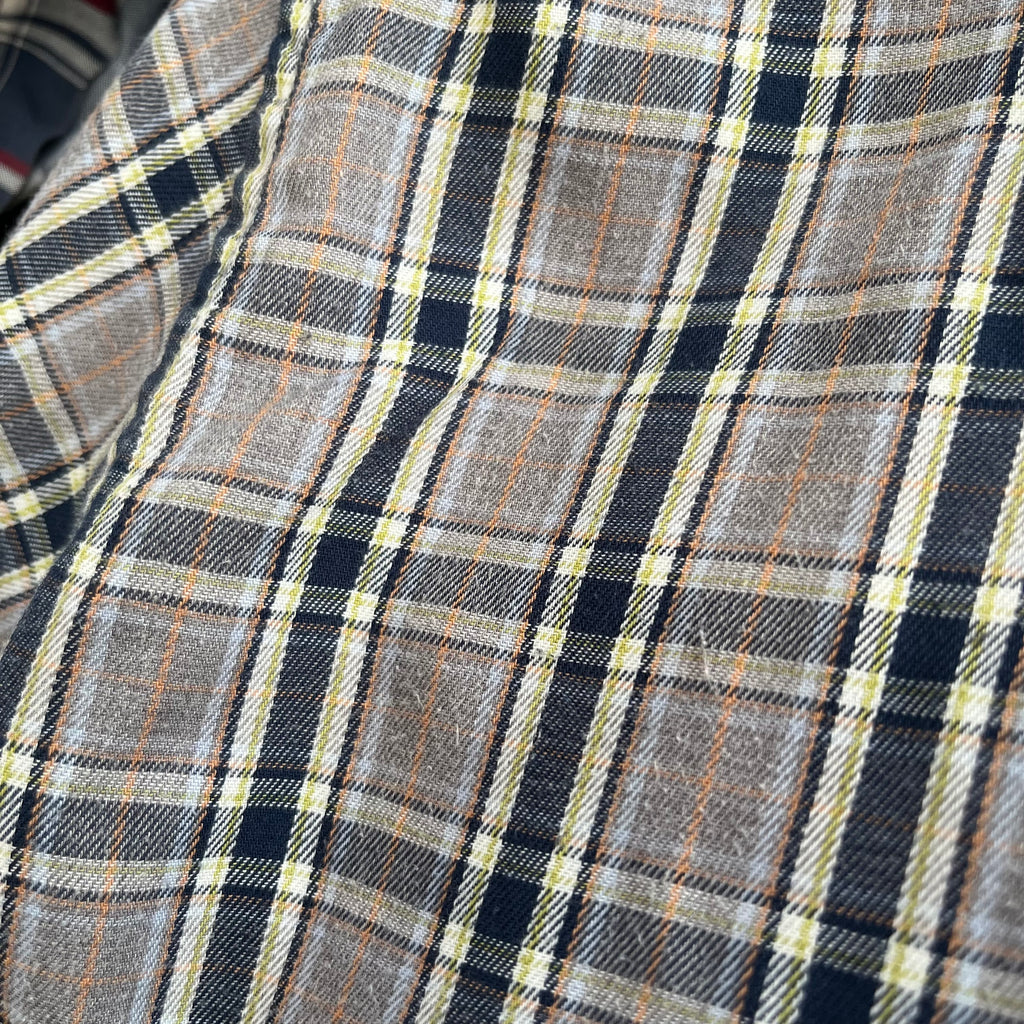 Black Brown Grey Checked Flannel Shirt | Gently Used |