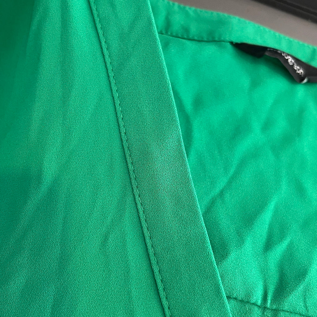 Autograph Green Button Down Top | Pre Loved |