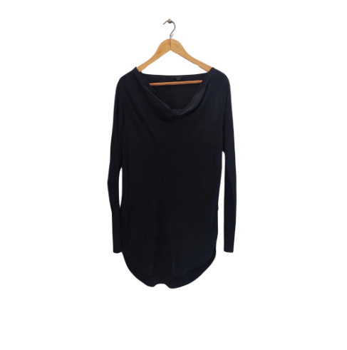 Cos Black Cowl Neck Top | Pre Loved |