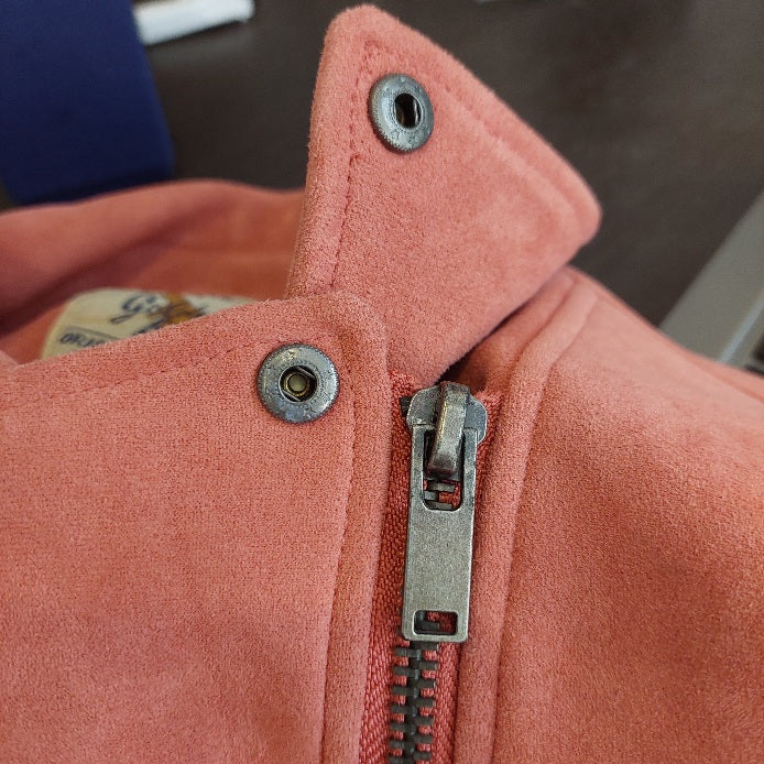 Golden Bear Pink Faux Suede Jacket | Gently Used |