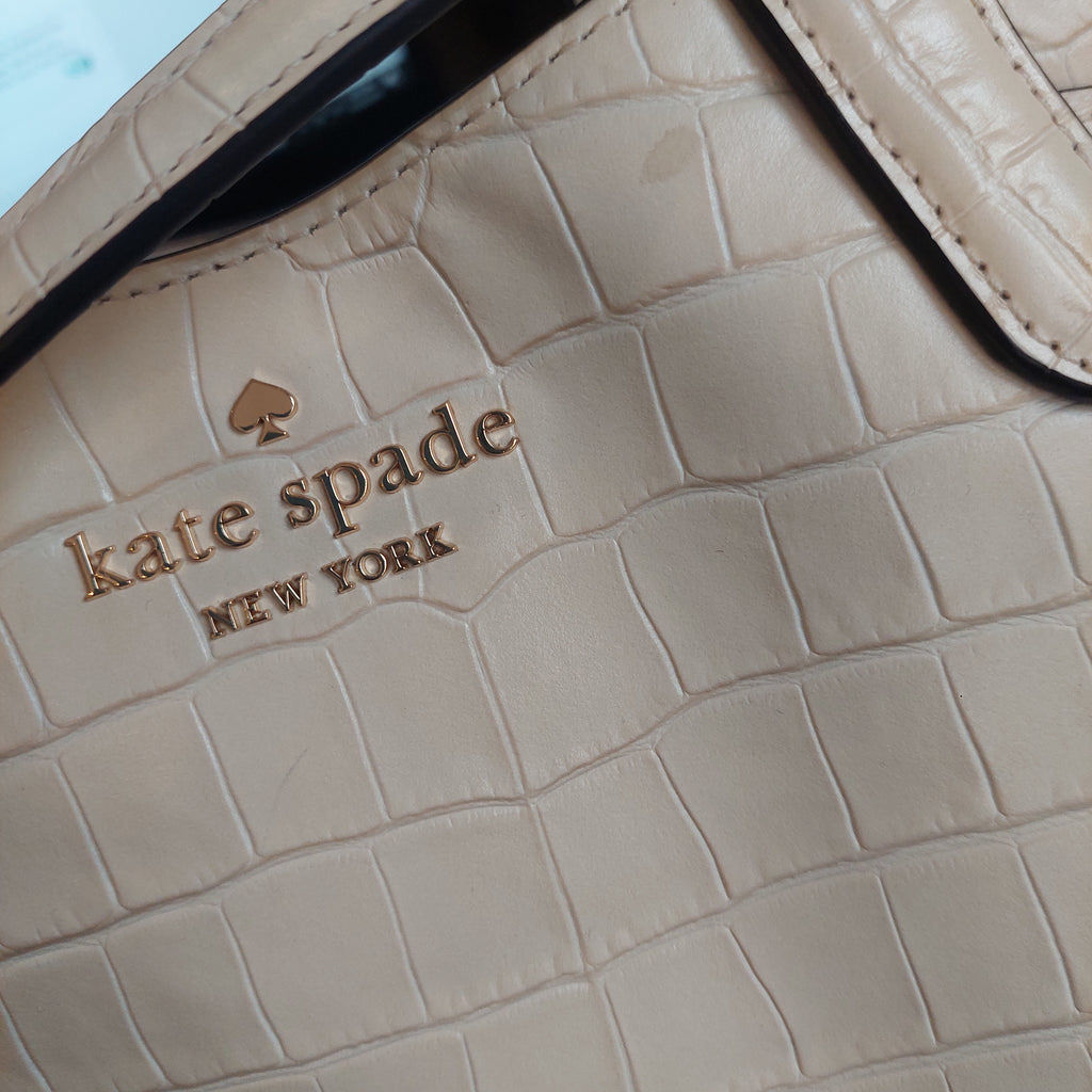 Kate Spade Cream Leather Dumpling Satchel | Pre Loved |