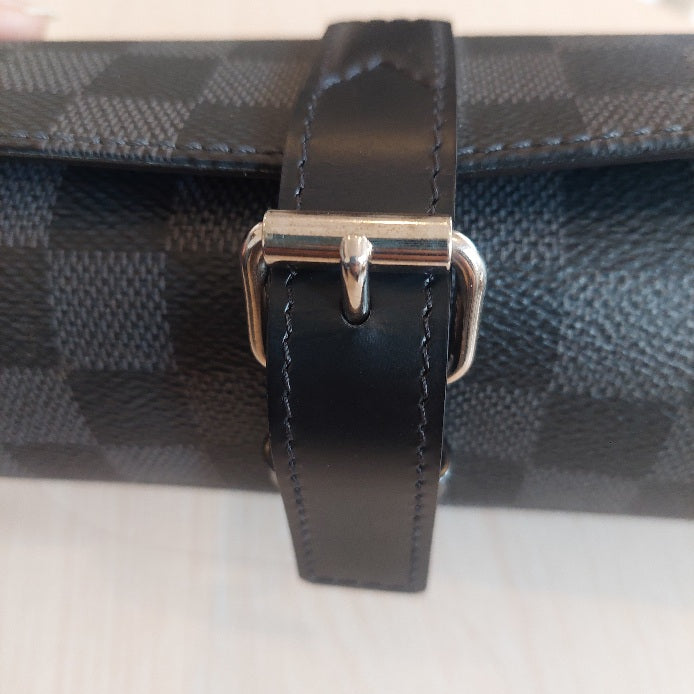 Louis Vuitton Damier Ebene 3 Watch Case | Gently Used |