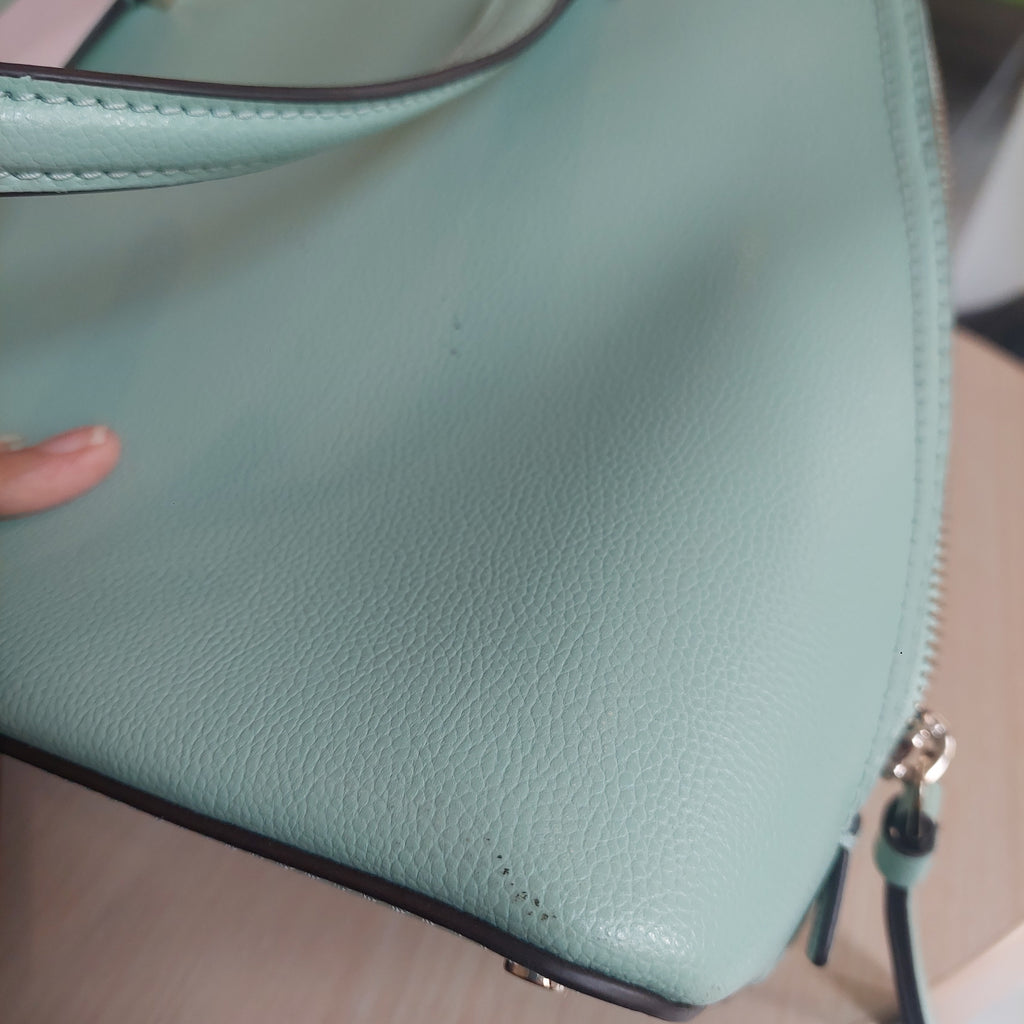 Kate Spade Mint Green Leather Medium Dome Satchel | Brand New |