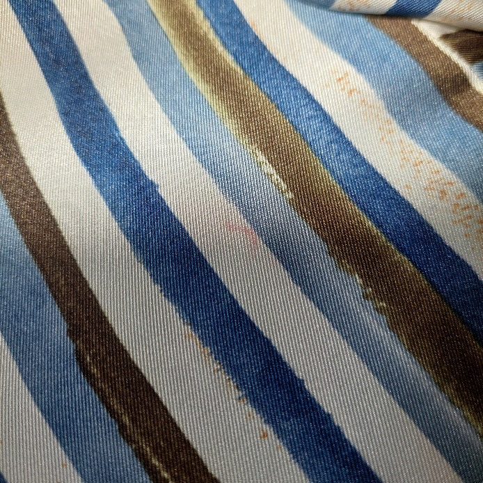Zara Multi-Colour Striped Satin Blouse | Gently Used |