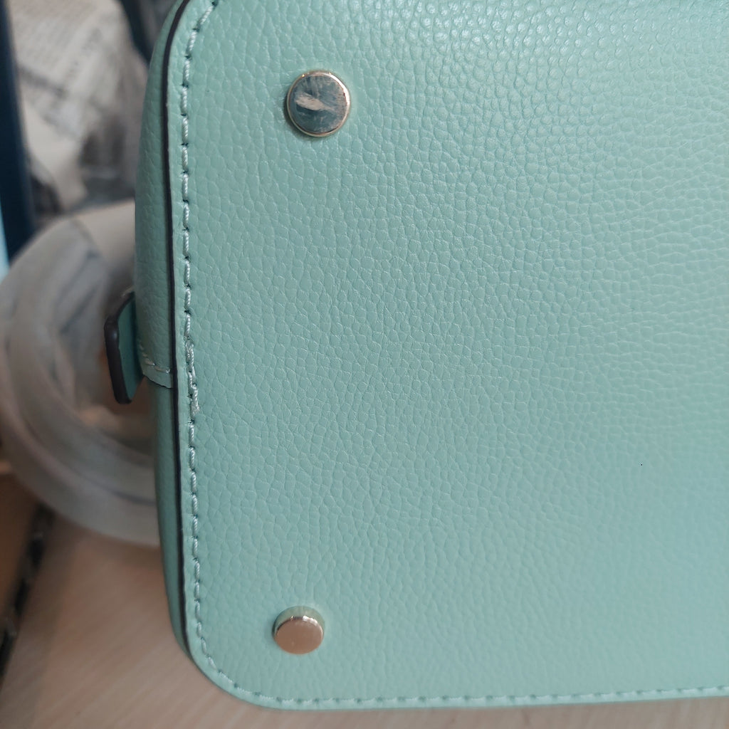 Kate Spade Mint Green Leather Medium Dome Satchel | Brand New |