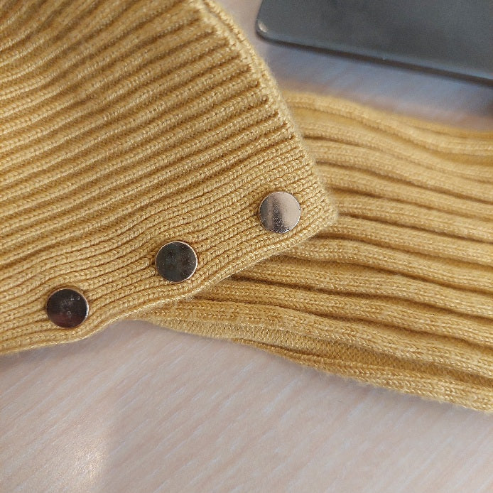 New Look Mustard Ribbed Turtle-neck Sweater | Brand New |