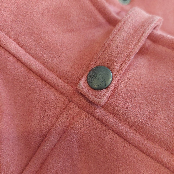 Golden Bear Pink Faux Suede Jacket | Gently Used |