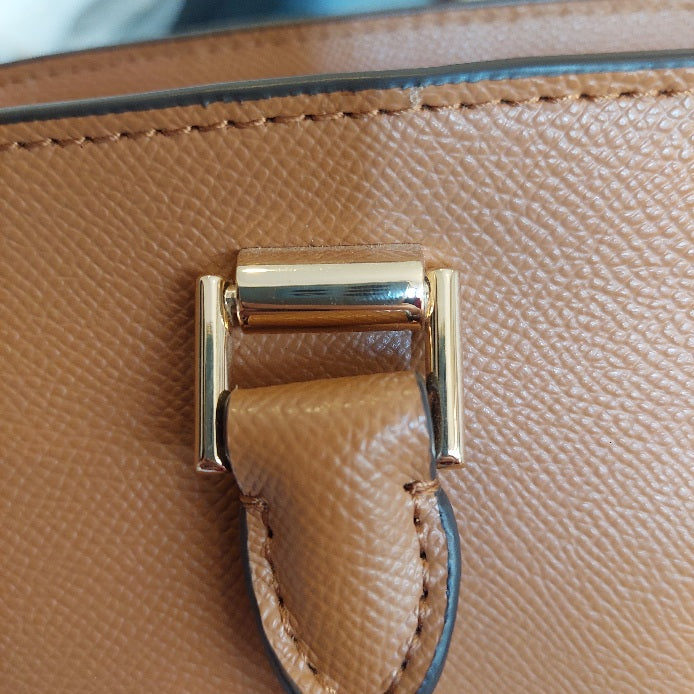 Michael Kors Tan Leather 'Sylvia' Satchel | Gently Used |