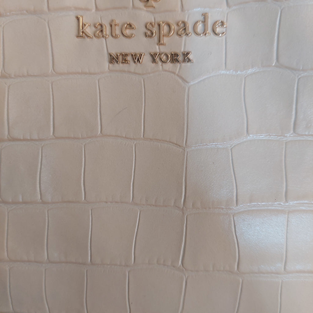 Kate Spade Cream Leather Dumpling Satchel | Pre Loved |