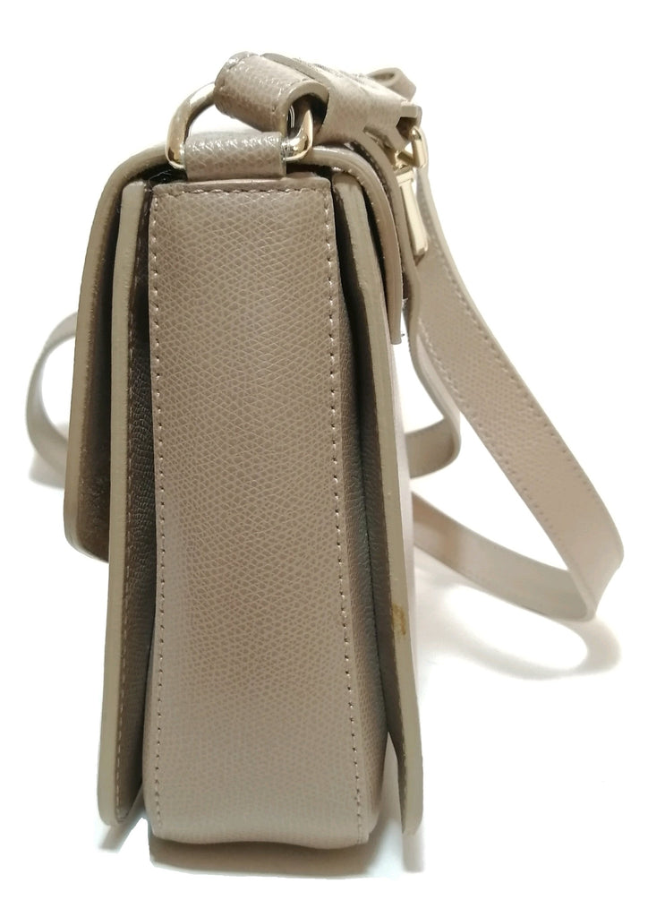 Furla 'Metropolis' Greige Leather Shoulder Bag | Gently Used | | Secret ...