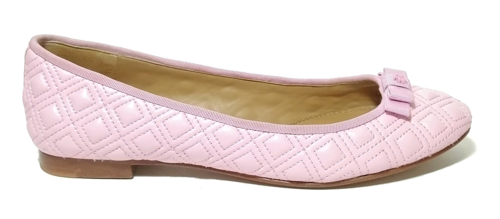 Tory Burch Pink Marion Ballet Flats