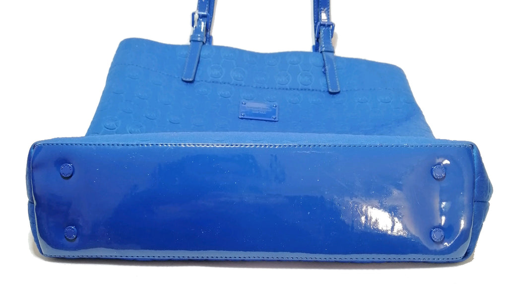 Michael Kors Monogram Cobalt Blue Tote