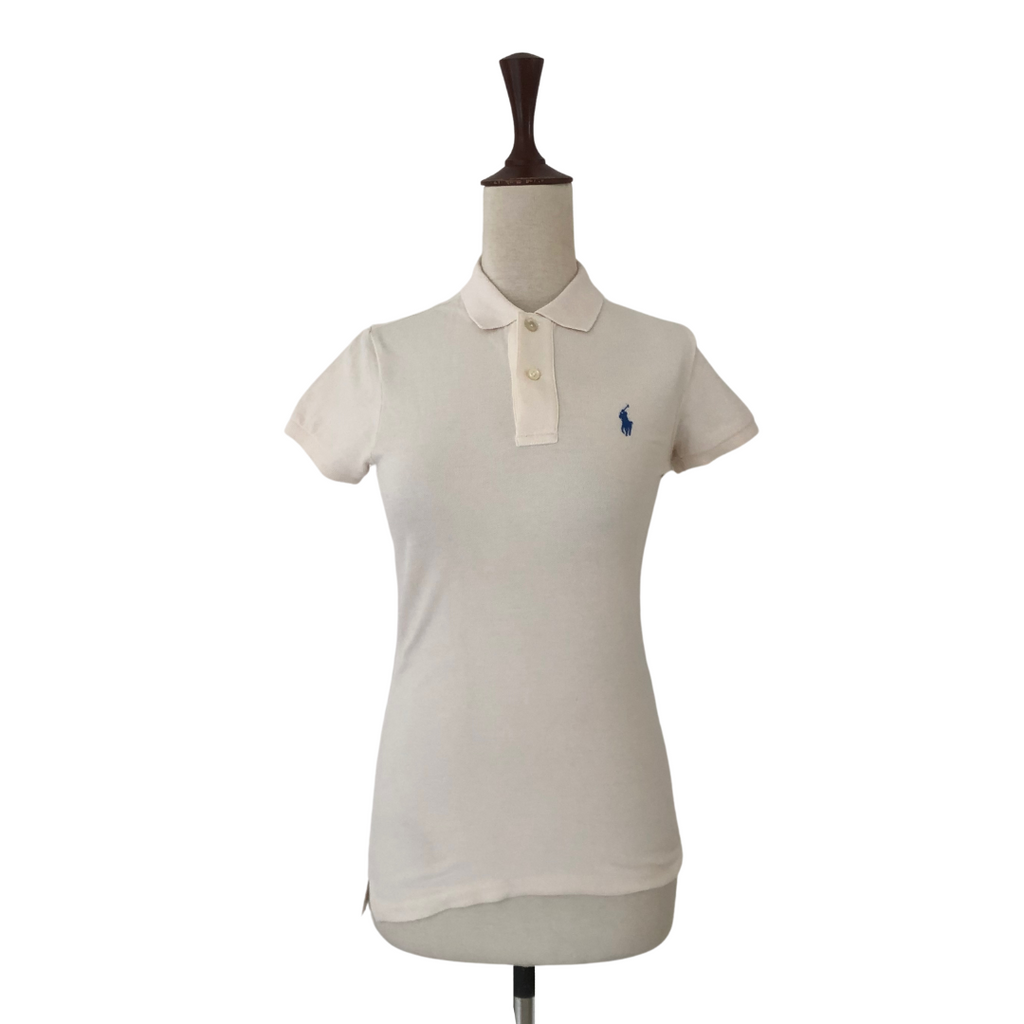 Ralph Lauren Off White Polo Shirt | Gently Used |