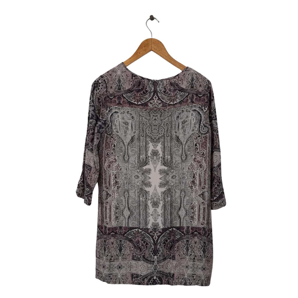 Massimo Dutti Printed Long Top | Gently Used |