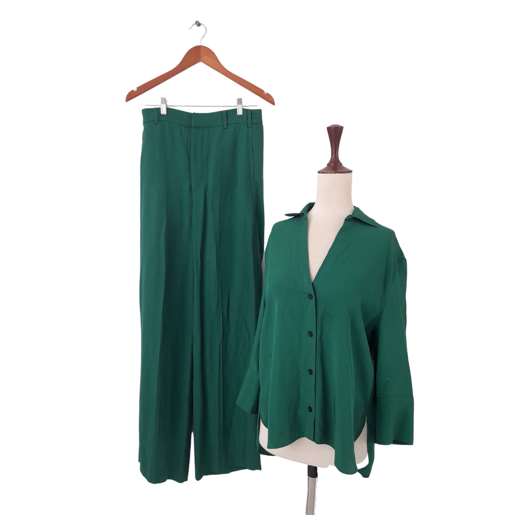 ZARA Emerald Green Co-ord Set | Brand New |