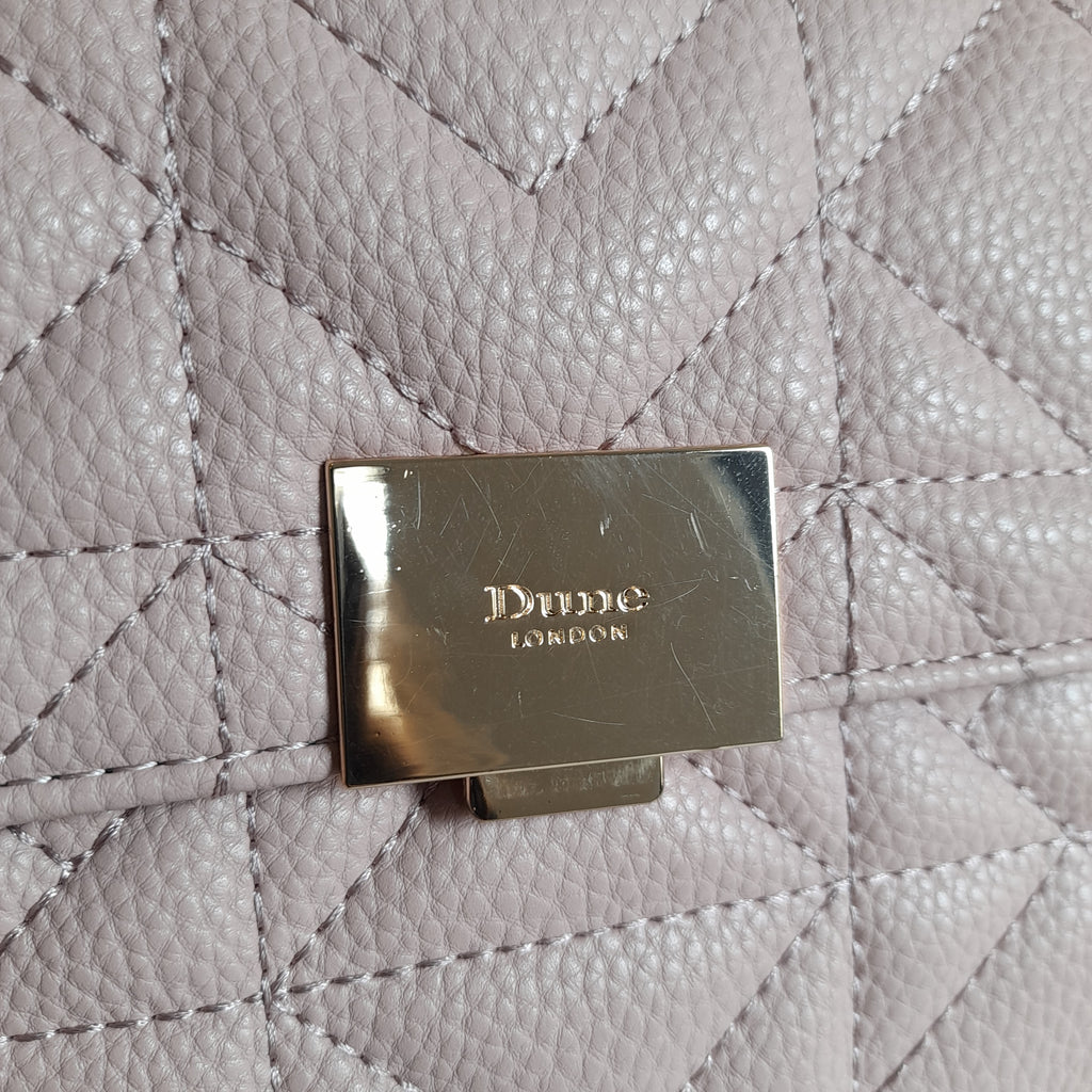 Dune Light Pink 'Evangelina' Quilted Shoulder Bag | Like New |