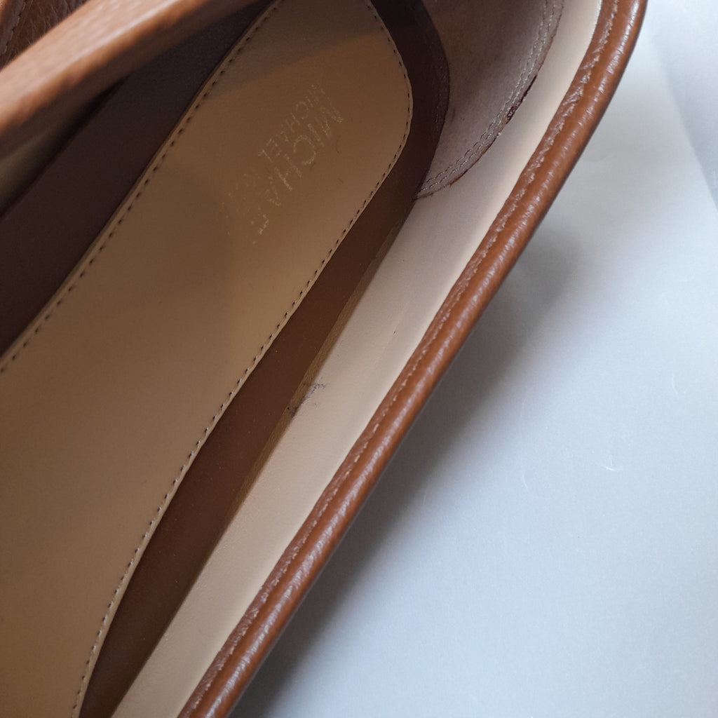 Michael Kors Tan Leather 'Fulton' Loafers | Gently Used |