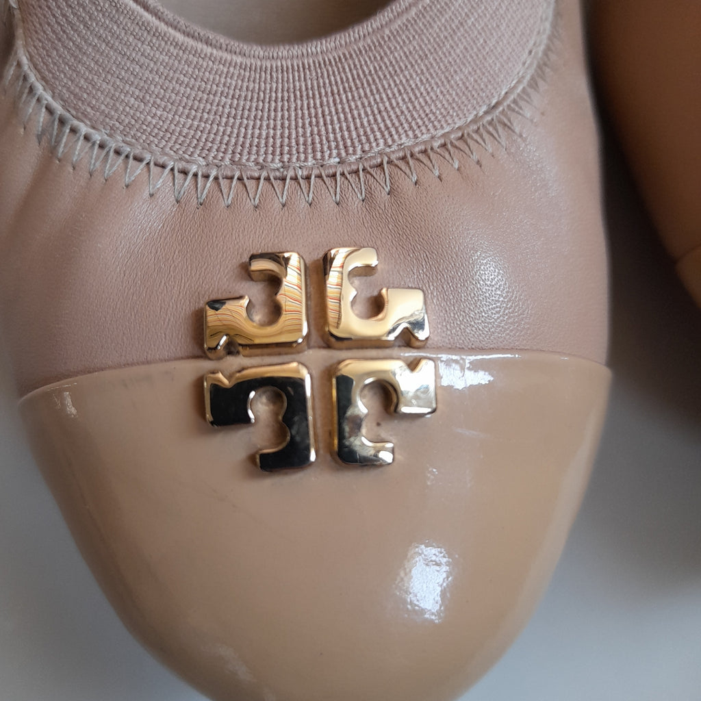 Tory Burch Beige 'Jolie' Wedges | Pre Loved |