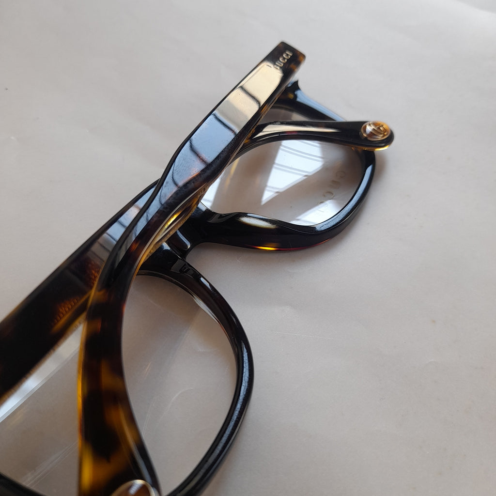 Gucci Brown Tortoise-shell Looking Glasses | Pre Loved |