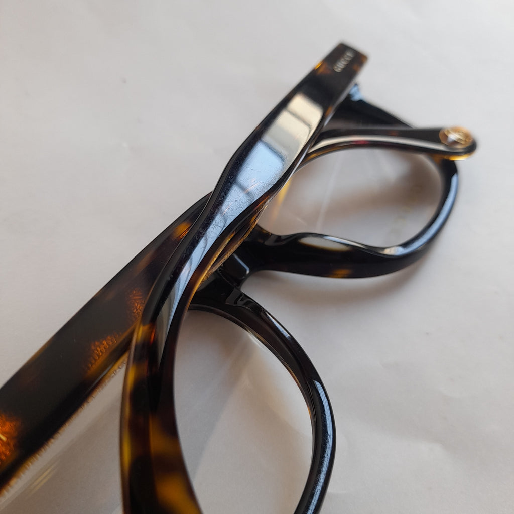 Gucci Brown Tortoise-shell Looking Glasses | Pre Loved |