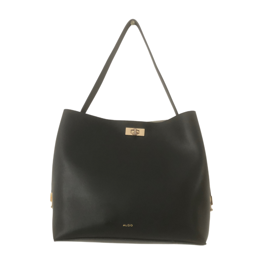 ALDO Black & White Large Shoulder Bag | Pre Loved | | Secret Stash