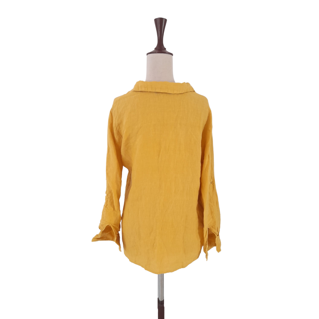 ZARA Yellow Collared Shirt | Gently Used |