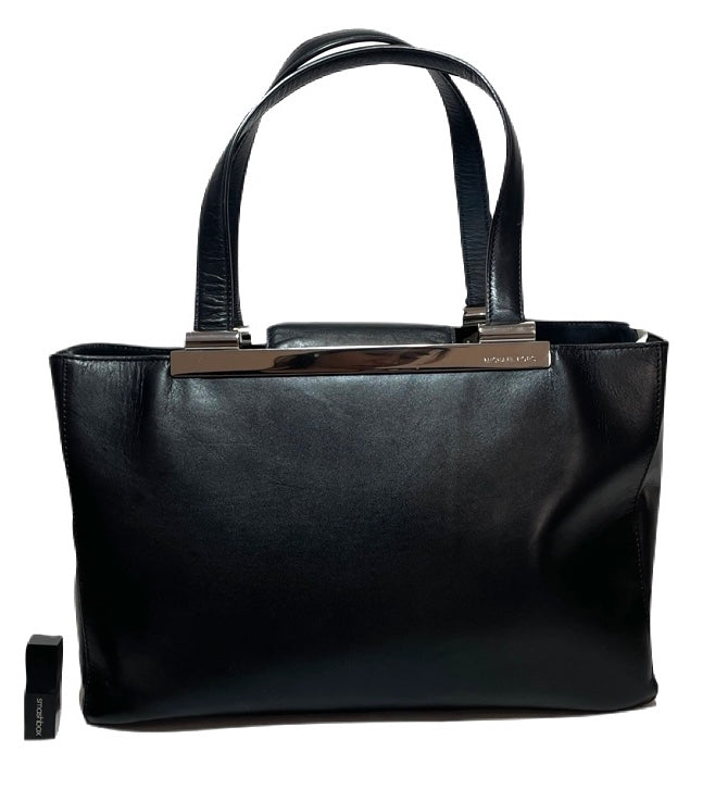 Michael Kors Black Leather Tote | Gently Used |