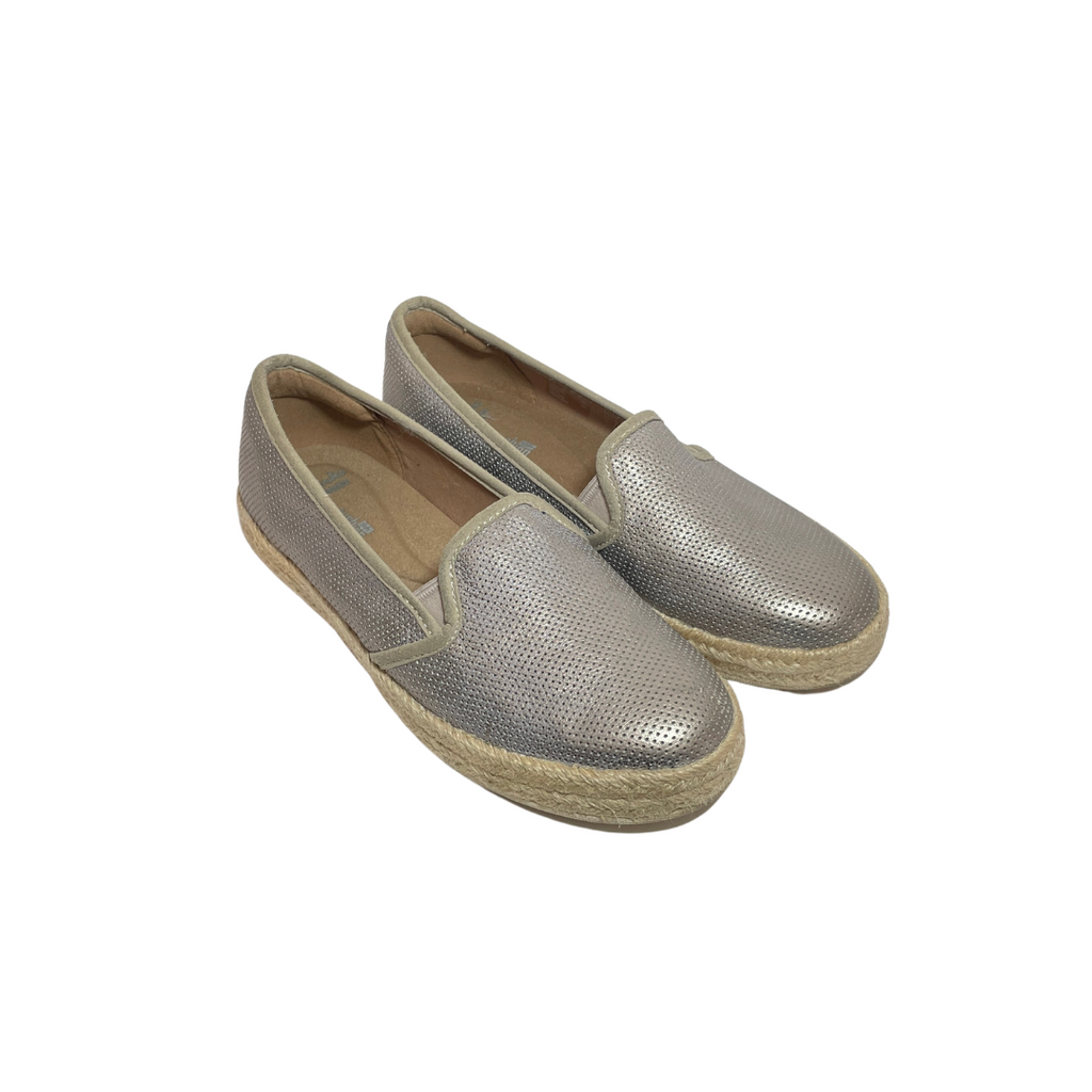 Clark's Metallic Jute Espadrilles | Pre Loved |