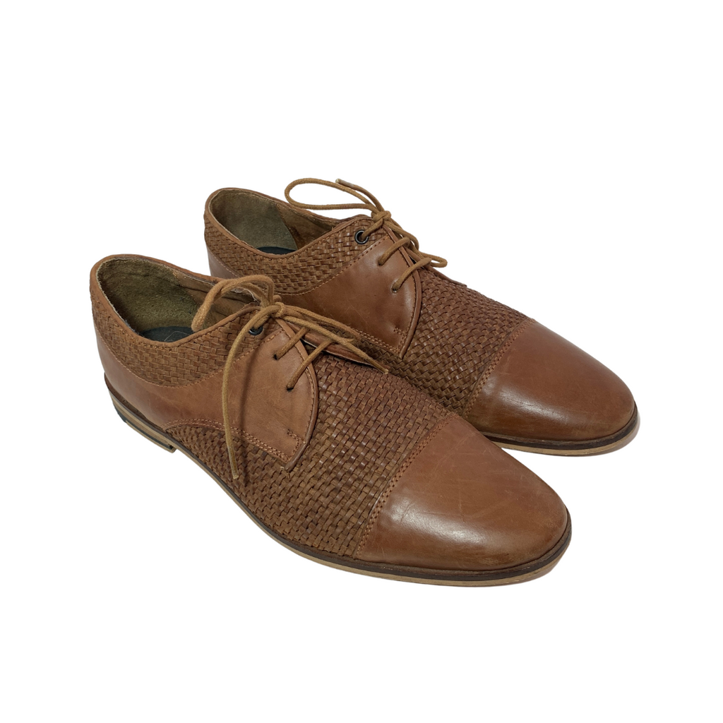 Bertie Men's Tan Leather Lace-up Shoes | Pre Loved |