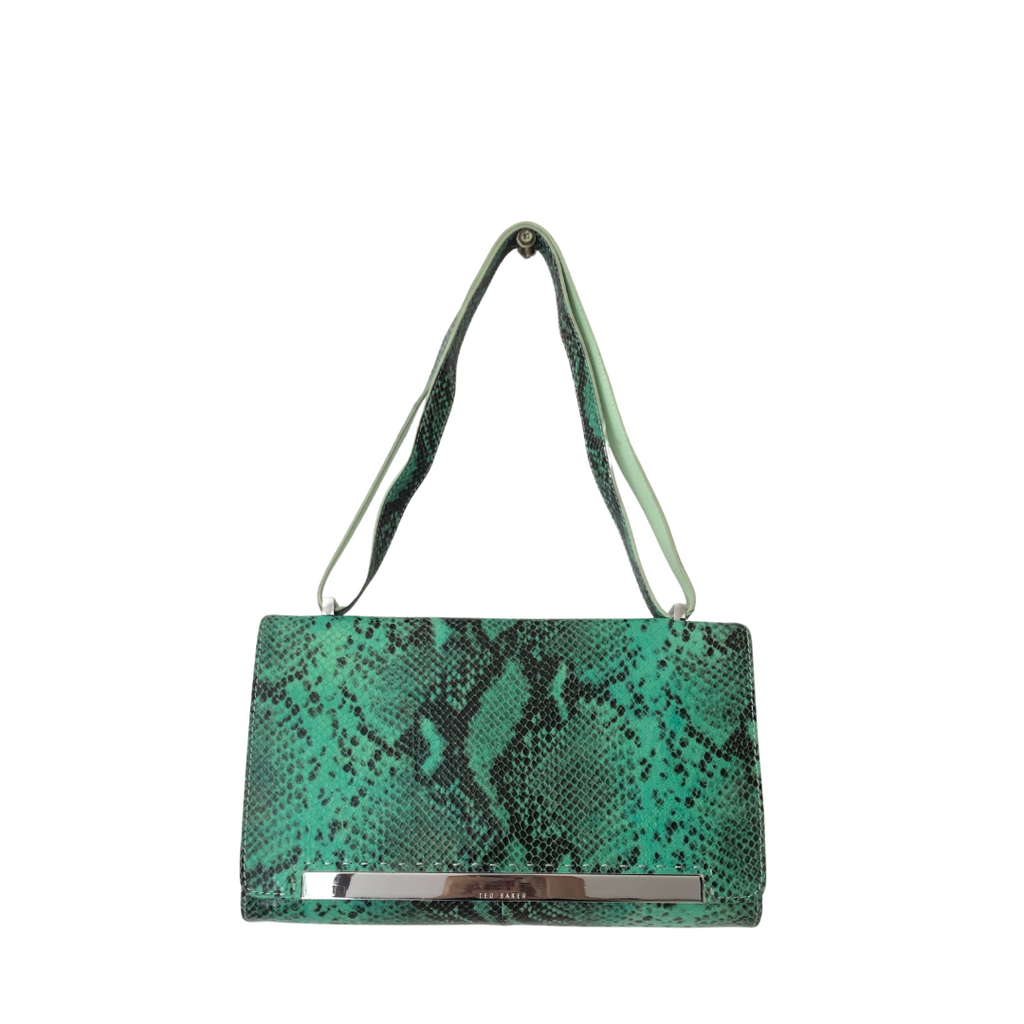 Ted Baker Mint Leather 'Kenner' Shoulder Bag