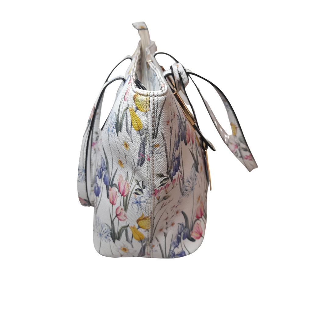 ALDO White Floral Printed Shoulder Bag | Gently Used | | Secret Stash