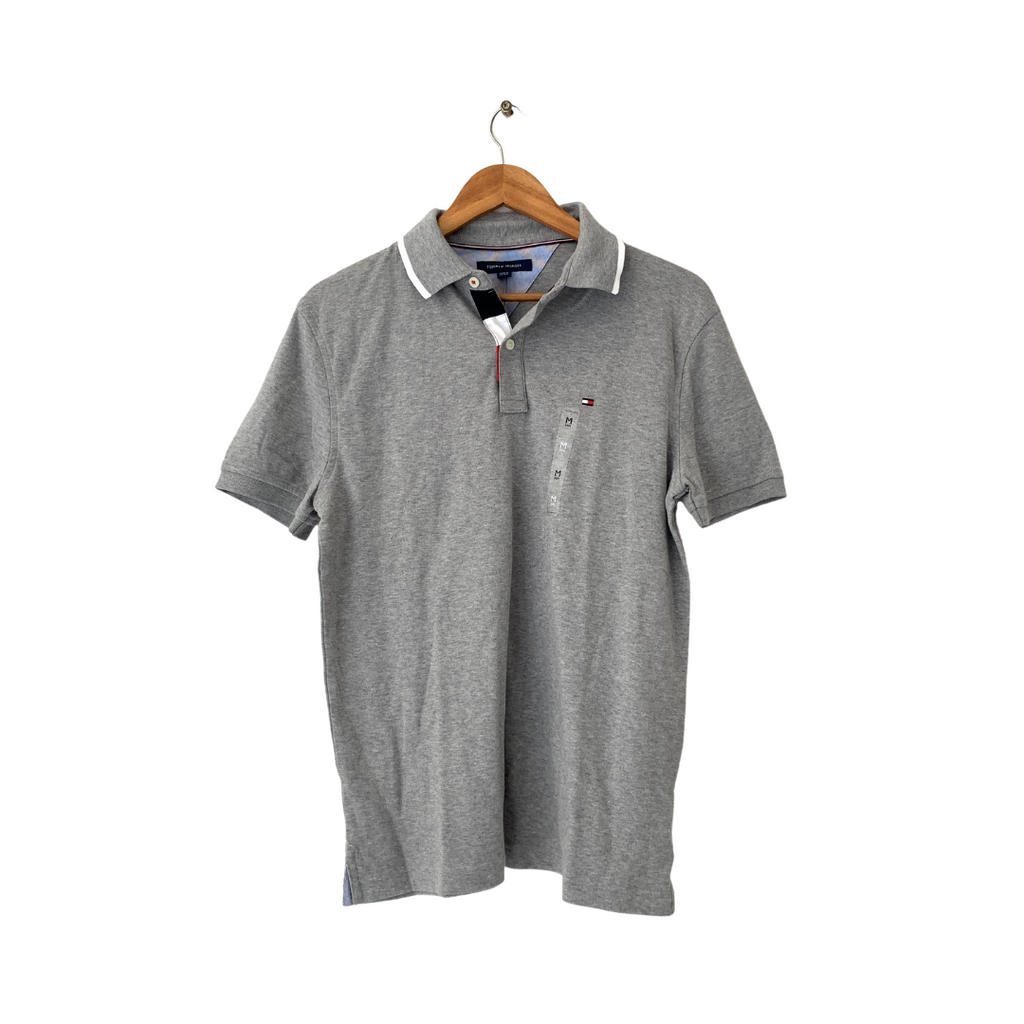 Tommy Hilfiger Men's Grey Polo Shirt | Brand New |