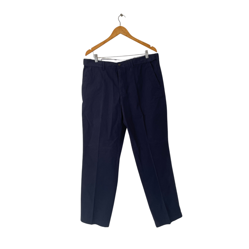 Marks & Spencer Men's Navy Cotton Pants | Brand New |